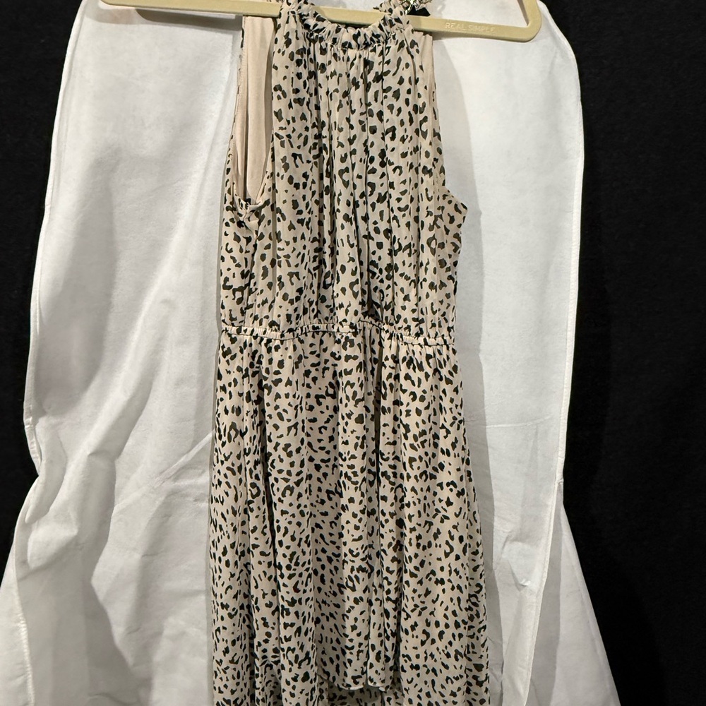 Forever 21 Animal Print Dress with Chain Detail